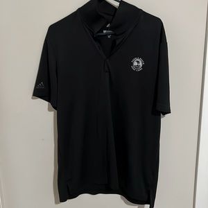 Pebble Beach Adidas Golf Polo Size Large Color:Black